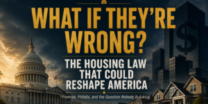 The Housing Law That Could Reshape America: Promise, Pitfalls, and the Question Nobody Is Asking